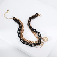 Fashion Geometric Multi-layer Chain Alloy Necklace Wholesale main image 6