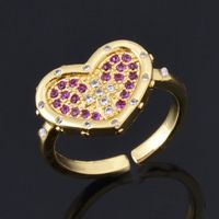 Fashion Real Gold Electroplating Hollow Leaf Ring main image 5