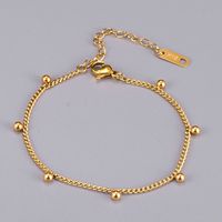 Fruit 304 Stainless Steel Titanium Steel 18K Gold Plated No Inlaid Bracelets In Bulk main image 1