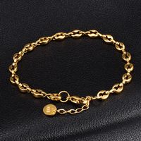 Fruit 304 Stainless Steel Titanium Steel 18K Gold Plated No Inlaid Bracelets In Bulk main image 2