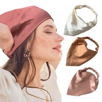 Fashion Solid Color Elastic Triangle Scarf Hair Accessories Wholesale main image 1