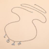 Fashion New Simple Style Letter Alloy Waist Chain main image 1