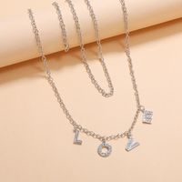 Fashion New Simple Style Letter Alloy Waist Chain main image 3