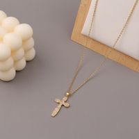 Wholesale Fashion Cross Pendant Necklace main image 4