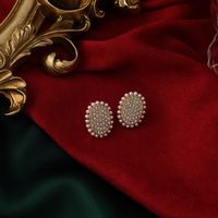 Mode Herzförmige Perlenlegierung Ohrringe Großhandel sku image 14