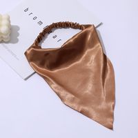 Fashion Solid Color Elastic Triangle Scarf Hair Accessories Wholesale sku image 7