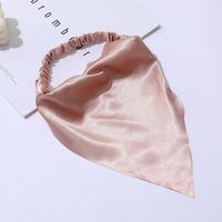 Fashion Solid Color Elastic Triangle Scarf Hair Accessories Wholesale sku image 1
