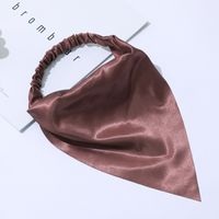 Fashion Solid Color Elastic Triangle Scarf Hair Accessories Wholesale sku image 3