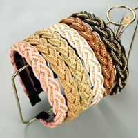 New Fashion Style Triangle Braided Leather Chain Headband main image 1