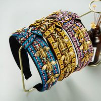 Korean Ethnic Style Alloy Bee Wide-brimmed Headband main image 1