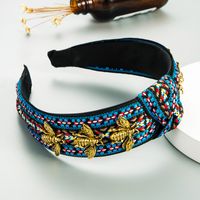 Korean Ethnic Style Alloy Bee Wide-brimmed Headband main image 4