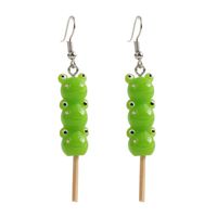 Fashion Resin Frog Lollipop Acrylic Long Earrings main image 6