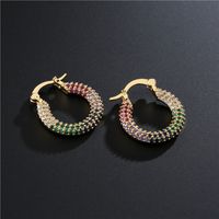 Hot-selling Simple Fashion Style Copper-plated Geometric Earrings main image 3