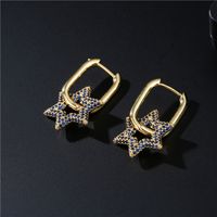 Fashion Creative Six-pointed Star Flower-shaped Earringss main image 5