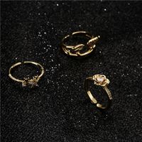 Fashion Double-row Diamond Micro-inlaid Zircon Ring main image 4