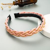 New Fashion Style Triangle Braided Leather Chain Headband sku image 1