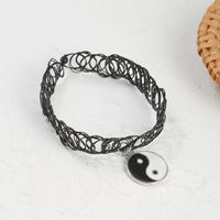 Fashion Elastic Yin And Yang Gossip Alloy Necklace Wholesale sku image 1