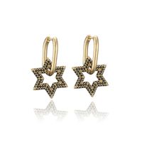 Fashion Creative Six-pointed Star Flower-shaped Earringss sku image 2
