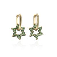 Fashion Creative Six-pointed Star Flower-shaped Earringss sku image 5