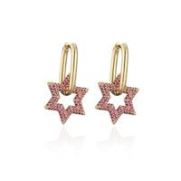 Fashion Creative Six-pointed Star Flower-shaped Earringss sku image 3
