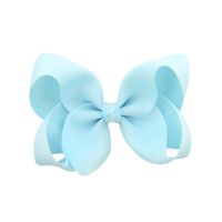 Simple Fashion Style Flower Bow Children's Ribbed Ribbon Bow Hairpins sku image 18