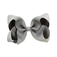 Simple Fashion Style Flower Bow Children's Ribbed Ribbon Bow Hairpins sku image 24