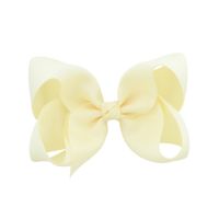 Simple Fashion Style Flower Bow Children's Ribbed Ribbon Bow Hairpins sku image 22