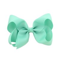 Simple Fashion Style Flower Bow Children's Ribbed Ribbon Bow Hairpins sku image 35