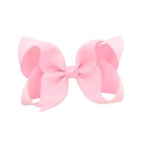 Simple Fashion Style Flower Bow Children's Ribbed Ribbon Bow Hairpins sku image 12