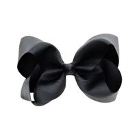 Simple Fashion Style Flower Bow Children's Ribbed Ribbon Bow Hairpins sku image 5