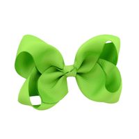 Simple Fashion Style Flower Bow Children's Ribbed Ribbon Bow Hairpins sku image 21