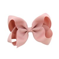 Simple Fashion Style Flower Bow Children's Ribbed Ribbon Bow Hairpins sku image 17