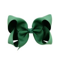 Simple Fashion Style Flower Bow Children's Ribbed Ribbon Bow Hairpins sku image 40
