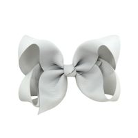 Simple Fashion Style Flower Bow Children's Ribbed Ribbon Bow Hairpins sku image 23
