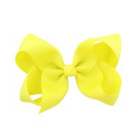 Simple Fashion Style Flower Bow Children's Ribbed Ribbon Bow Hairpins sku image 33