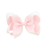Simple Fashion Style Flower Bow Children's Ribbed Ribbon Bow Hairpins sku image 25