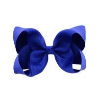Simple Fashion Style Flower Bow Children's Ribbed Ribbon Bow Hairpins sku image 38