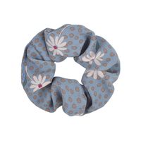 New Fashion Simple Cute Pastoral Style Floral Chiffon Hair Scrunchies Set sku image 4