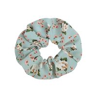 New Fashion Simple Cute Pastoral Style Floral Chiffon Hair Scrunchies Set sku image 11