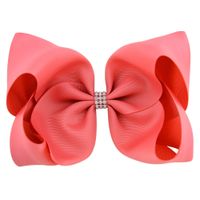 Candy Color 8 Inch Children's Bowknot Alice Flower Hairpin Set sku image 10