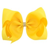 Candy Color 8 Inch Children's Bowknot Alice Flower Hairpin Set sku image 6