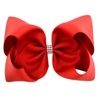 Candy Color 8 Inch Children's Bowknot Alice Flower Hairpin Set sku image 8
