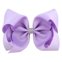 Candy Color 8 Inch Children's Bowknot Alice Flower Hairpin Set sku image 12