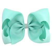 Candy Color 8 Inch Children's Bowknot Alice Flower Hairpin Set sku image 13