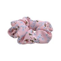 New Fashion Simple Cute Pastoral Style Floral Chiffon Hair Scrunchies Set main image 3