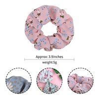 New Fashion Simple Cute Pastoral Style Floral Chiffon Hair Scrunchies Set main image 4