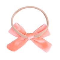 New Style Fashion Pure Color Nylon Bow Hairpin Set main image 4