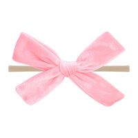 New Style Fashion Pure Color Nylon Bow Hairpin Set main image 6