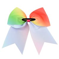 Korean Fashion Rainbow Colorful Bow Hair Clip Set main image 5