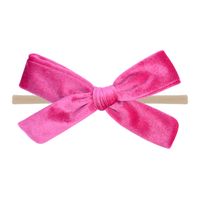 New Style Fashion Pure Color Nylon Bow Hairpin Set sku image 7